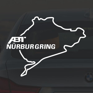 어른킹 NURBRUGRING 뉘르부르크링 서킷 트랙 B 포인트 데칼 스티커 자동차 드레스업