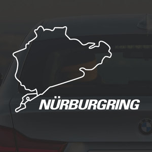 어른킹 NURBRUGRING 뉘르부르크링 서킷 트랙 A 포인트 데칼 스티커 자동차 드레스업