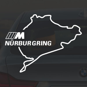 어른킹 NURBRUGRING 뉘르부르크링 서킷 트랙 D 포인트 데칼 스티커 자동차 드레스업