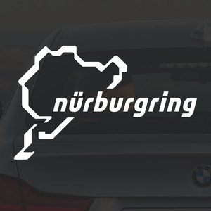 어른킹 NURBRUGRING 뉘르부르크링 서킷 트랙 E 포인트 데칼 스티커 자동차 드레스업