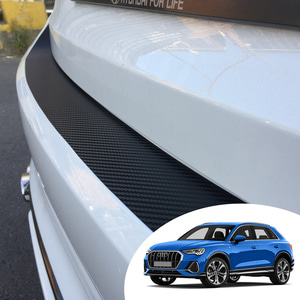어른킹 아우디 Q3 2020~ 트렁크 리어 범퍼 프로텍터 데칼 스티커 스크레치 방지 자동차 랩핑 시트지