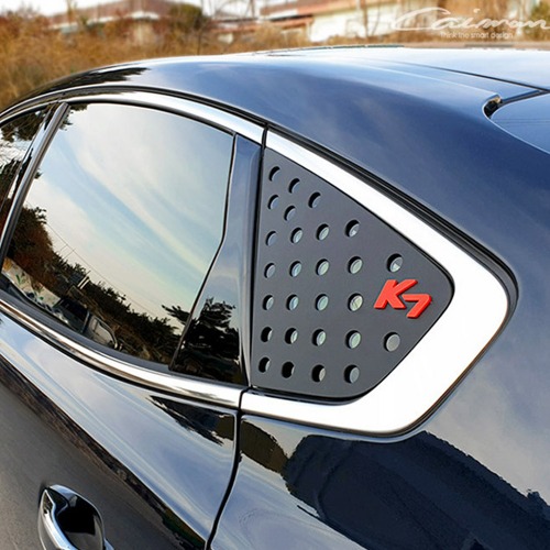 K7 프리미어 카이만 레터링 C필러 스포츠 플레이트 무광 아크릴 포인트 몰딩 자동차용품