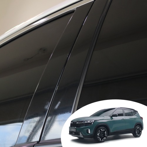 어른킹 더뉴셀토스 B/C 필러 포스트 PPF 스크래치 기스 흠집 차단 기둥 몰딩 자동차 투명 보호필름