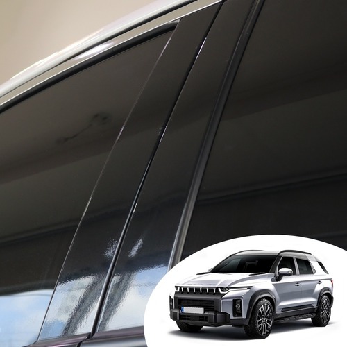 어른킹 토레스 B/C 필러 포스트 PPF 스크래치 기스 흠집 차단 기둥 몰딩 자동차 투명 보호필름