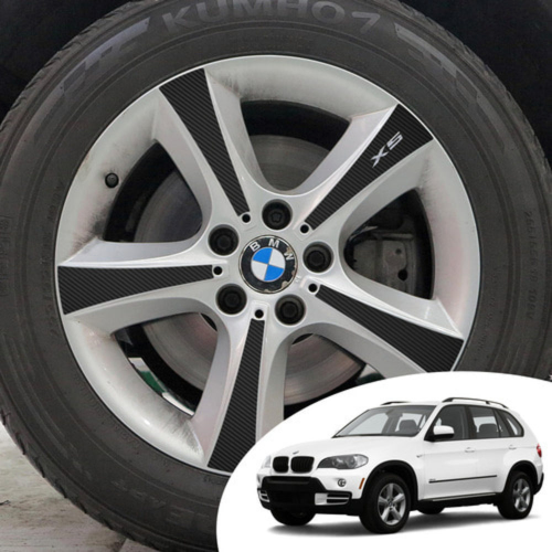 어른킹 BMW X5시리즈 E70 18인치 휠 마스크 포인트 레터링 데칼 스티커 자동차 몰딩 랩핑 시트지