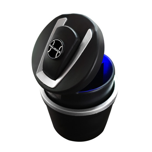 팰리세이드 차량용 휴대용 로고 LED 재떨이 K588 흡연자 편의용품 안전운전 인테리어 자동차 실내용품