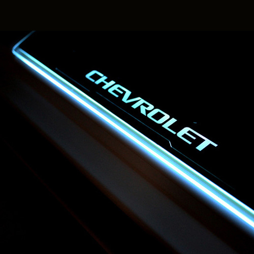 카이만 올뉴말리부 스마트 LED 도어스커프 몰딩 스크래치 흠집 방지 자동차 익스테리어용품