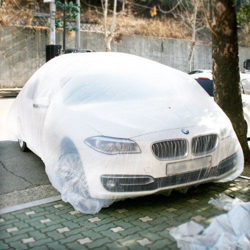 자동차 비닐성에커버 먼지 비 오염차단 차량보호 방지 덮개 햇빛 가리개 자동차커버