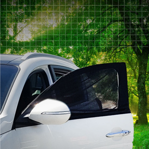 크린몬스터 자동차 스판 방충망 모기 먼지 꽃가루 방지 간편설치 햇빛 자외선 차단 자동차커버