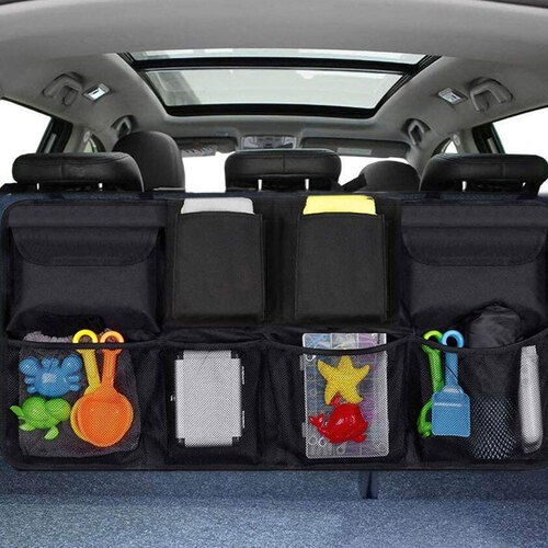 디엠텍 EV9 RV SUV 트렁크 정리함 정리정돈 뒷자석 간편설치 수납 그물망 가방 자동차용품 편의용품