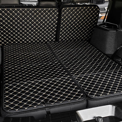 카이만 포드 익스플로러 퀄팅 레더 트렁크 매트 방수기능 오염방지 간편세척 캠핑 차박 자동차용품