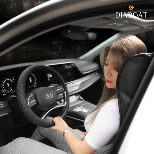 다이아코트 스마트 컴팩트 올뉴모닝 클래식 누아르 헤드쿠션 머리쿠션 장시간 운전 피로감소 안전운전 인테리어 자동차용품