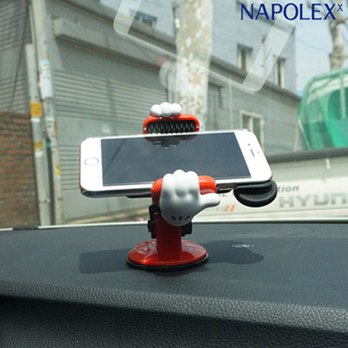 SF 나폴렉스 WD-339 미키 마우스 핸드폰 차량용 거치대 스마트폰 간편 장착 편의용품 안전운전 자동차용품
