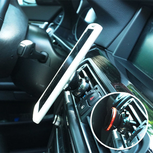 SF 차량용 심플 원형 자석 차량용 거치대 송풍구 스마트폰 거치 간편장착 편의용품 안전운전 자동차용품