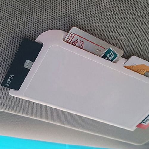 썬바이저 카드포켓 심플 디자인 넉넉한 정리함 간편설치 수납함 자동차용품 편의용품