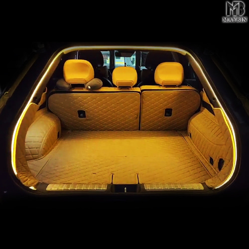 MBN 포르쉐 카이엔 겁나 밝히개 캠핑 차박 감성 LED바 줄조명등 스마일등 트렁크 실내등 무드등 식빵등