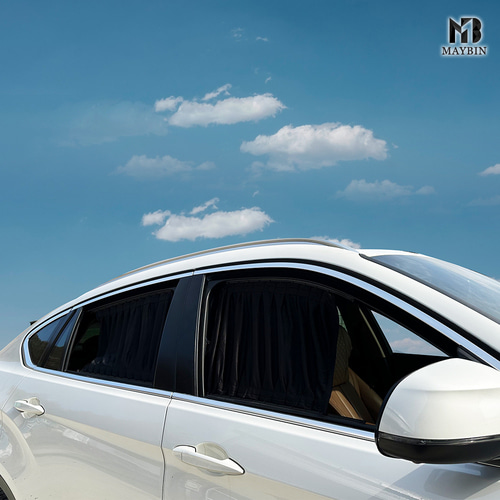 MBN BMW 3시리즈 겁나 어둡개 차량용 주름 암막커튼 프라이버시보호 눈부심방지 자외선차단 간편설치 자동차용품